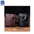 Leather men's wallet  waterproof leather clutch bag multi-function zipper wallet 2019